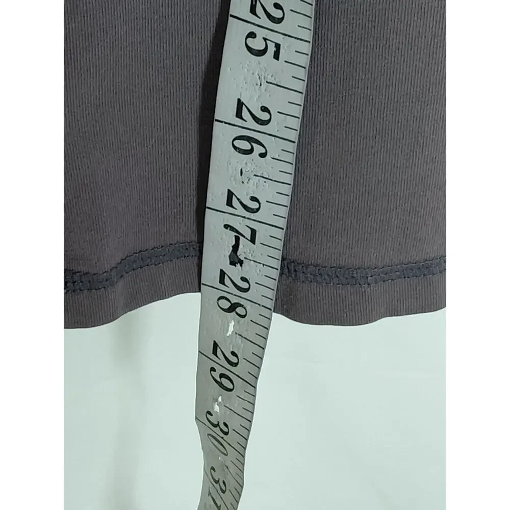 Lululemon Back High Rise Cropped Activewear Pants Women See Measurements